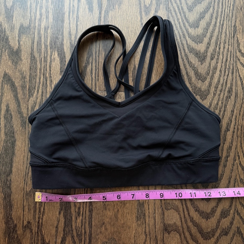 Lululemon Strappy Black Bra